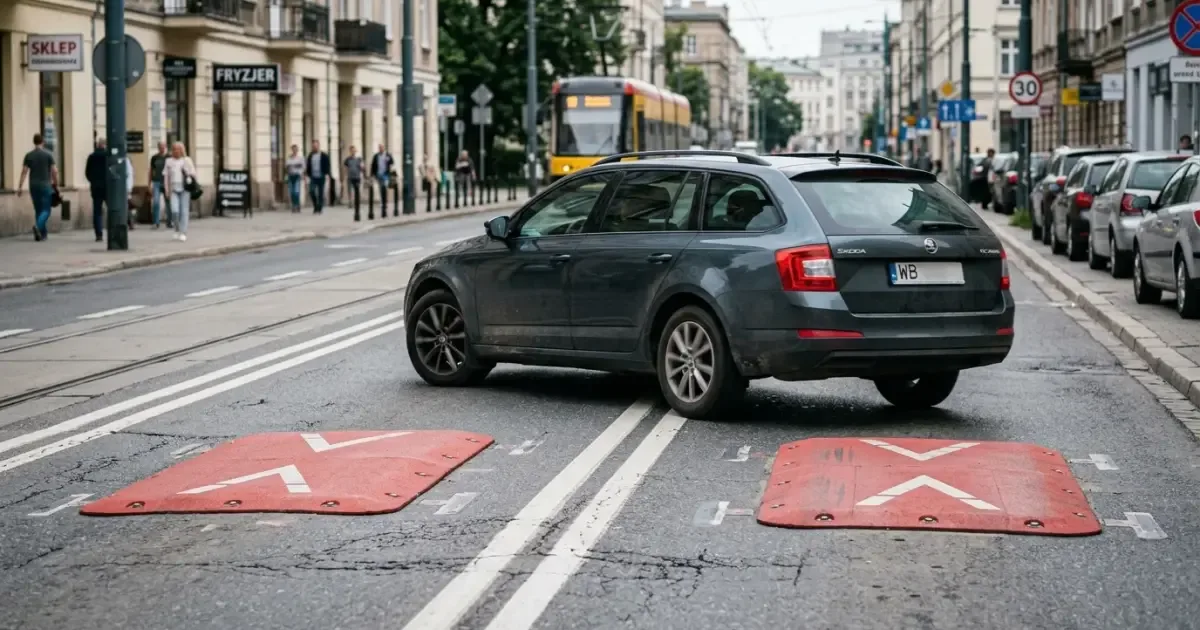 Kraków zamontował progi zwalniające na ulicy Solnej. Rozwiązanie nie działa na piratów drogowych