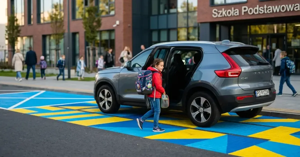 Niebiesko-żółte parkingi w Raszynie wywołały ogólnopolską burzę. Miasto wyjaśnia kontrowersje