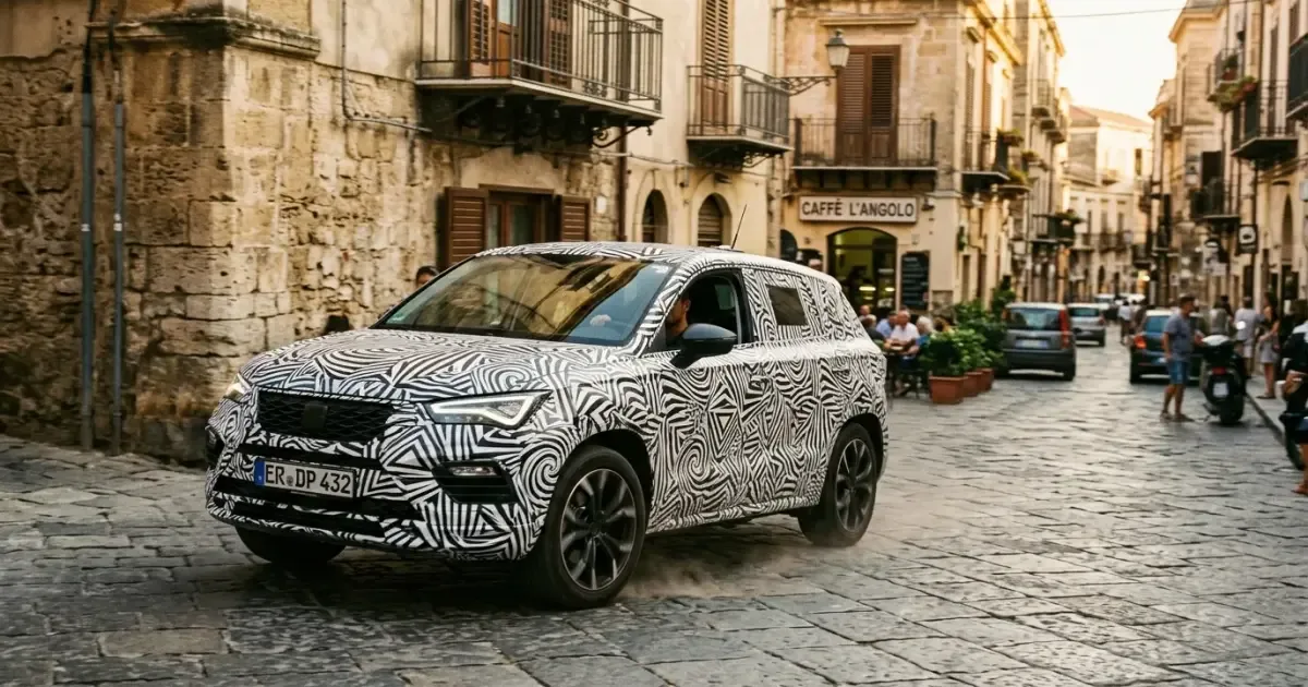 Nowy SUV Avatr 07L przyłapany na testach w Europie na polskich tablicach