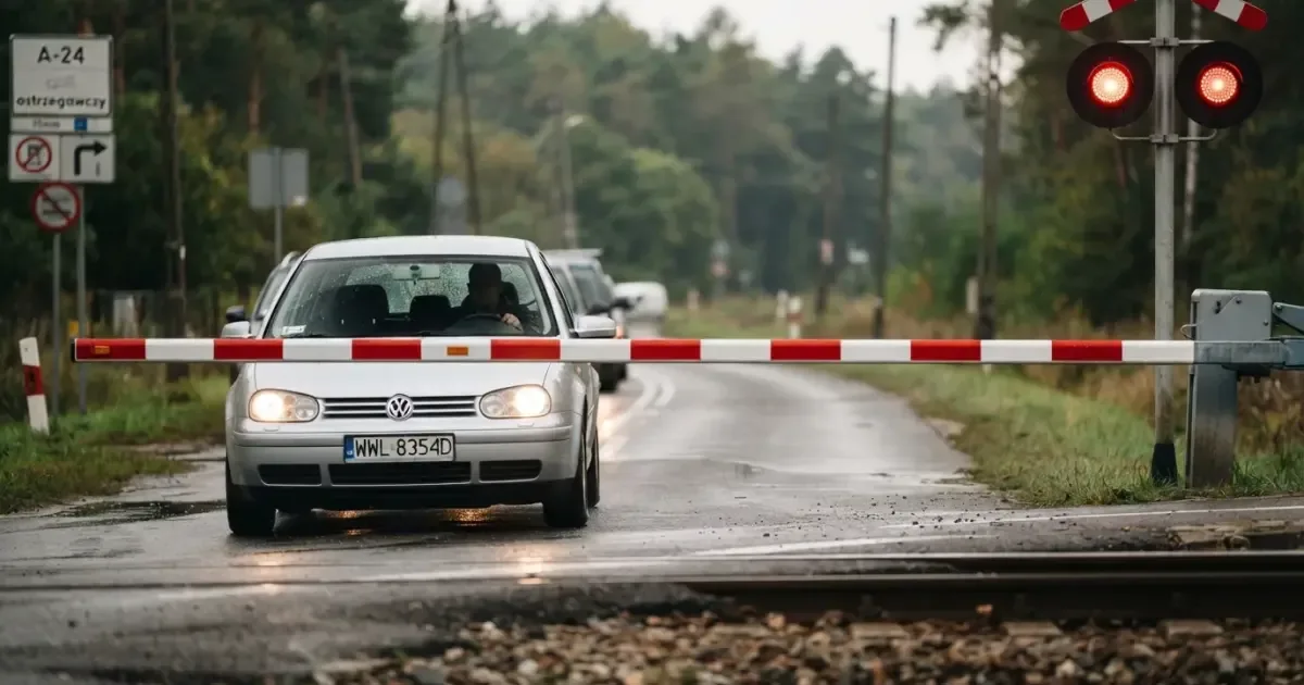 Taryfikator mandatów 2000 zł: Na przejazdach kolejowych Policja nie ma litości