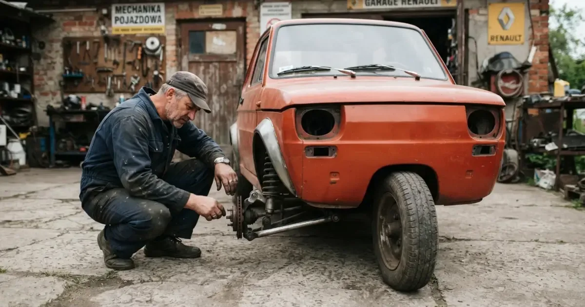 Trójkołowy Fiat 126p trafił na sprzedaż: Motoryzacyjny unikat czy garażowy eksperyment?