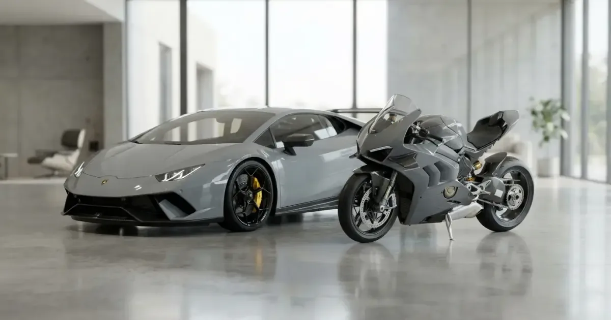 Wyjątkowy zestaw na sprzedaż: Lamborghini i Ducati w jednym ogłoszeniu