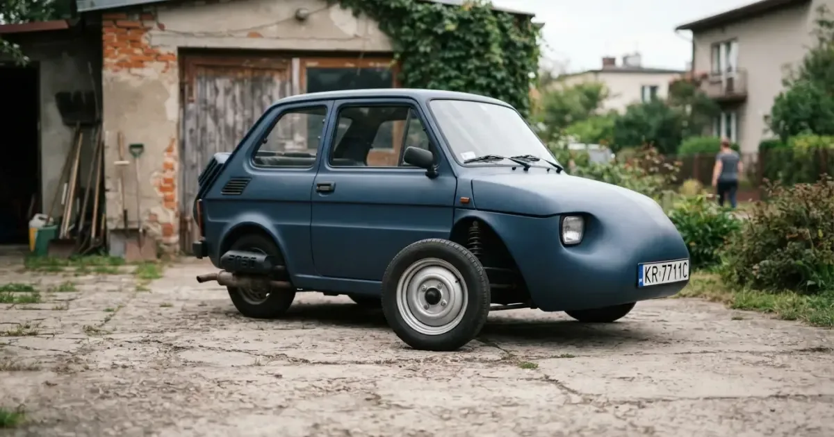 Trójkołowy Fiat 126p trafił na sprzedaż