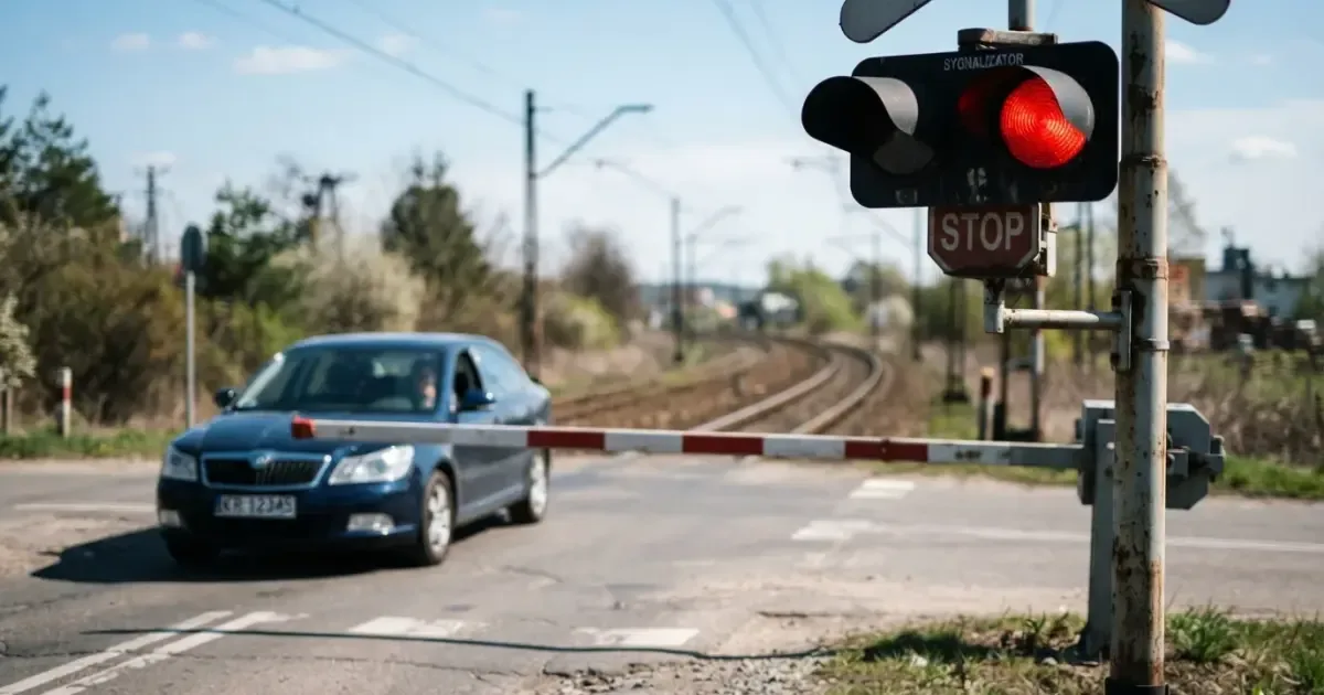 Prawo jazdy do zatrzymania: nowe przepisy za wjazd na przejazd na czerwonym świetle