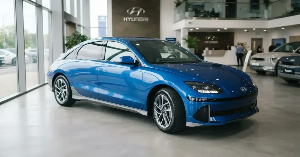 Hyundai Ioniq 6 tańszy o 60 900 zł. Wyprzedaż rocznika 2025 u dealera Hyundai Nawrot Długołęka