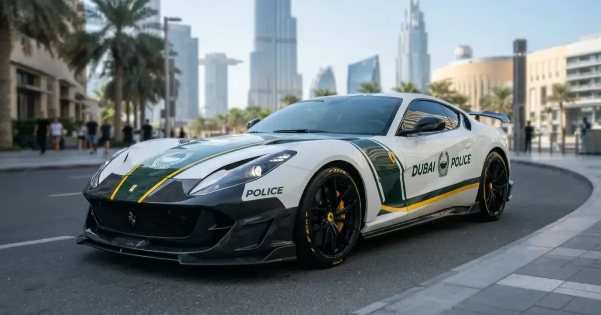 Policja w Dubaju ma nowe Ferrari. To 830-konny projekt od firmy Mansory