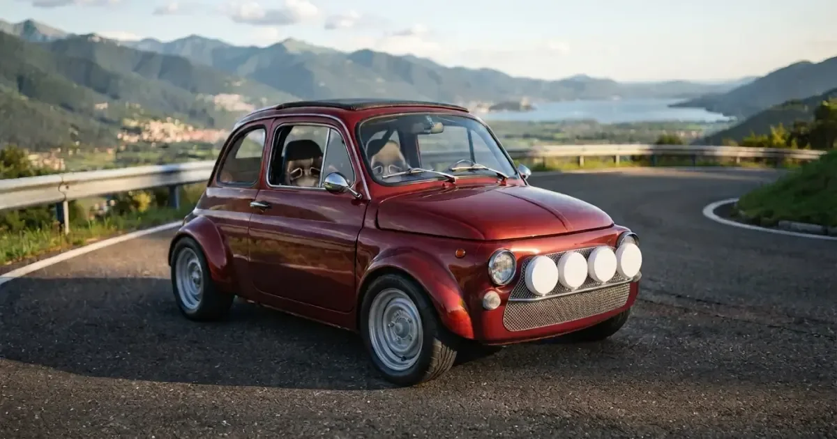 Fiat 500 Scattante: mały Fiat dostał nowe życie jako restomod