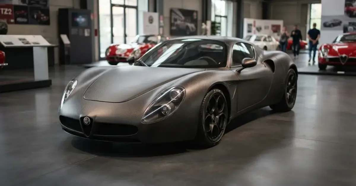 Alfa 33 Stradale uwodzi. Czarna Perła jest piękna nawet bez lakieru