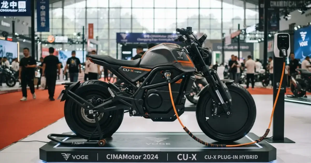 Voge CU-X: Hybrydowy power cruiser PHEV z wtyczką i tajemniczą specyfikacją