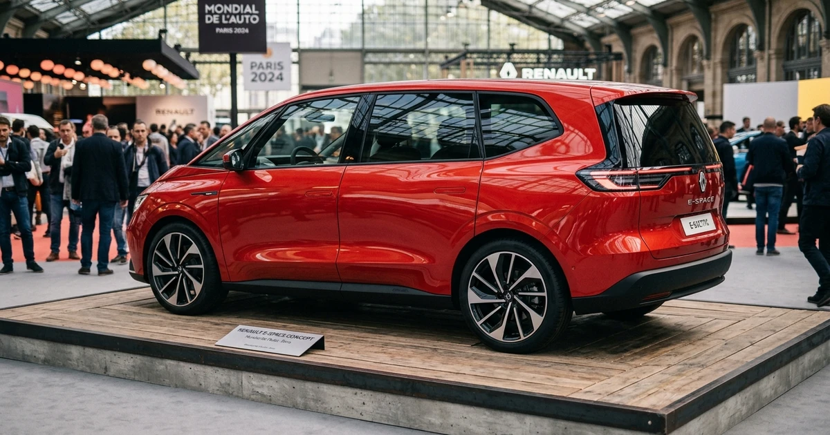 Renault prezentuje koncepcyjne Renault E-Space w Paryżu: zapowiedź Renault Espace E-Tech Electric