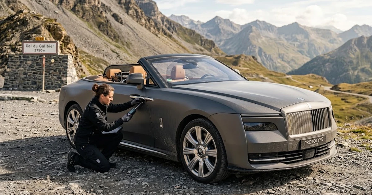 Rolls-Royce Project Nightingale: testy najdroższego elektryka za 35 mln zł i 15 tysięcy prób mechanizmu Piano Boot