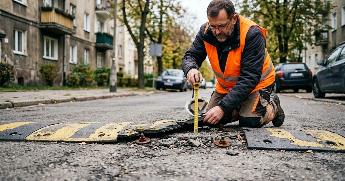 Nieprzepisowe progi zwalniające – jak zgłosić wadliwy montaż po interpelacji do Ministerstwa Infrastruktury
